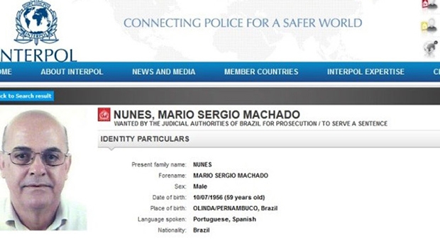 Goiano estava na lista de procurados da Interpol | Foto: Reprodução