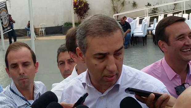 Vice-governador José Eliton concede entrevista | Foto: Sarah Teófilo 