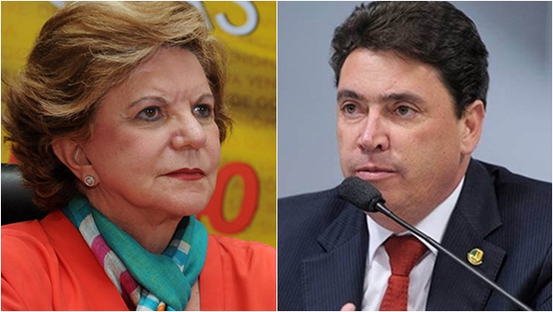 Lúcia Vânia e Wilder Morais avalizam Marconi para 2018 | Fotos: Renan Accioly e Lia de Paula / Agência Senado