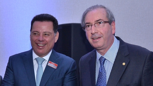 Governador Marconi e presidente Eduardo Cunha | Foto: Eduardo Ferreira