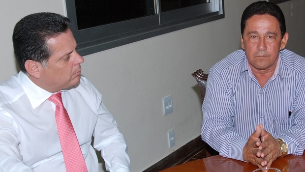 Marconi e o prefeito de Santa Helena, Judson Lourenço 