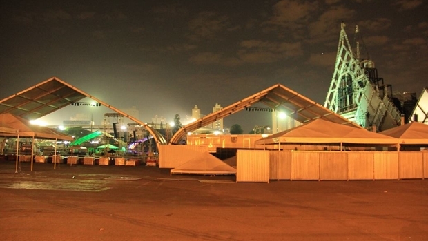 Vista do palco do festival Villa Mix, que ainda não tem alvará de funcionamento | Foto: reprodução / Prefeitura 