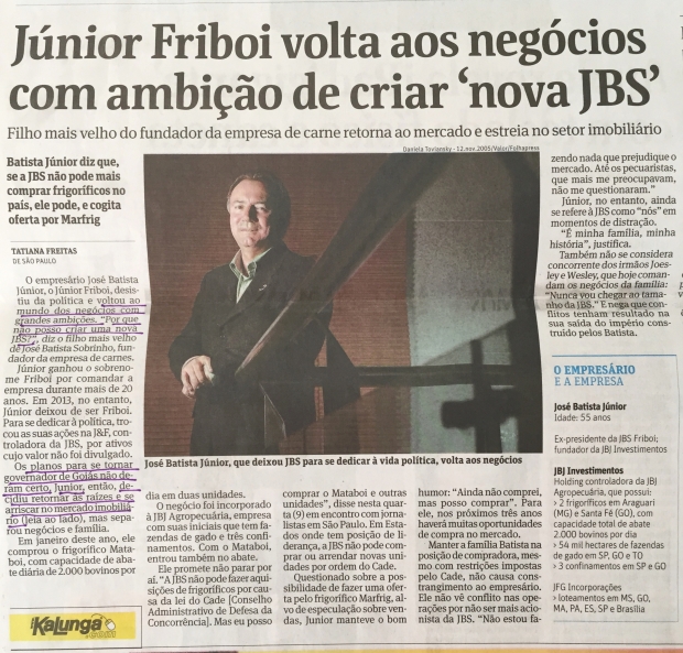 Folha de S. Paulo do dia 10 de setembro