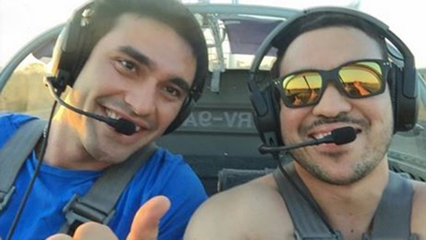 Guilherme e Erik perderam a vida em acidente aéreo em Pirenópolis | Foto: Reprodução/Facebook