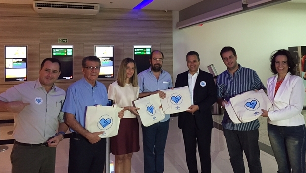 Igor Montenegro e representantes do Shopping Cidade Jardim | Foto: Alexandre Parrode / Jornal Opção