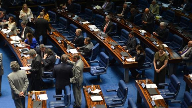 A votação do projeto que trata do financiamento de campanhas ainda não foi concluída no plenário do Senado | Fabio Rodrigues Pozzebom/Agência Brasil