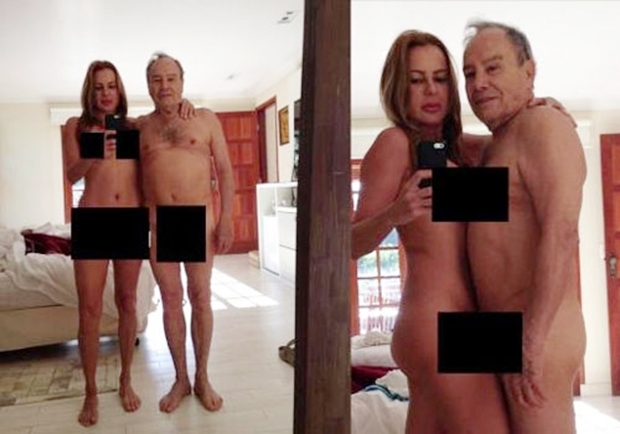 Fotos íntimas do ator Stenio Garcia e da mulher vazaram na web | Foto: Reprodução/Internet