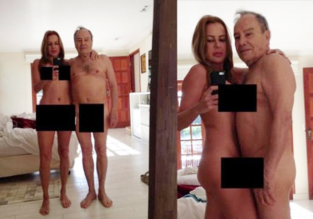 Fotos íntimas do ator Stenio Garcia e da mulher vazaram na web | Foto: Reprodução/Internet