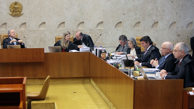 Sessão que decidiu sobre o financiamento privado | Foto: Nelson Jr. / SCO / STF