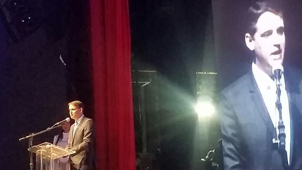 Thiago Peixoto discursa durante apresentação do Inova Goiás | Foto: reprodução / Facebook 