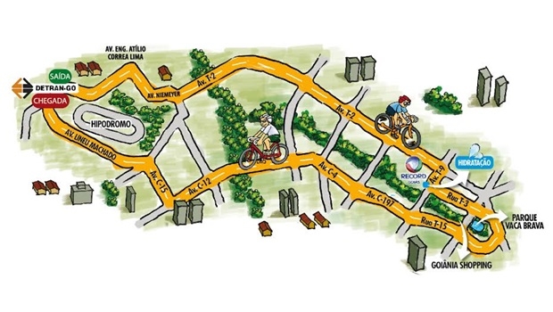 Trajeto de 13 km terá duração de cerca de 1h30 | Foto: Divulgação