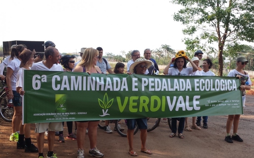 Cerca de 4 quilômetros foram percorridos pela região norte de Goiânia, na 6ª Caminhada Ecológica da Verdivale