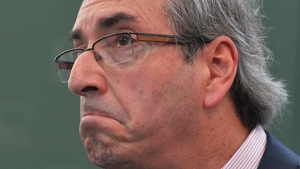 Brasília- DF- Brasil- 03/03/2015- O presidente da Câmara dos Deputados fala com a imprensa sobre CPI da Petrobras(Antônio Cruz/Agência Brasil)