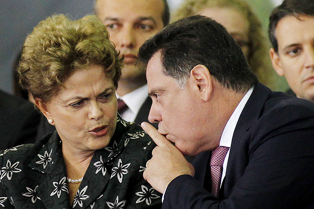 Marconi Perillo e Dilma Rousseff DilmaPerilloBetoBarataFolha