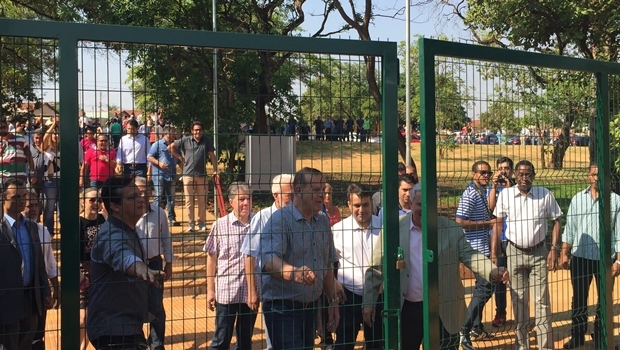 Paulo Garcia e Vilmar Rocha "abrem as portas" do Puama | Foto: Alexandre Parrode