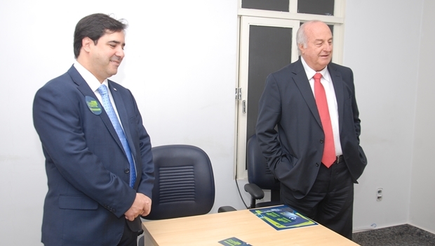 Buonaduce e o presidente da AGR, Chiaroleto 