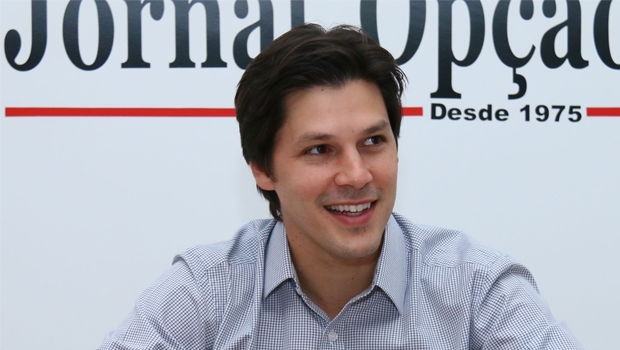 Daniel Vilela, de 32 anos: pela primeira vez, nos últimos anos, um político do PMDB, ainda mais jovem, ousou enfrentar Iris Rezende e não saiu massacrado do processo. É um sinal positivo para 2018 | Fernando Leite/Jornal Opção