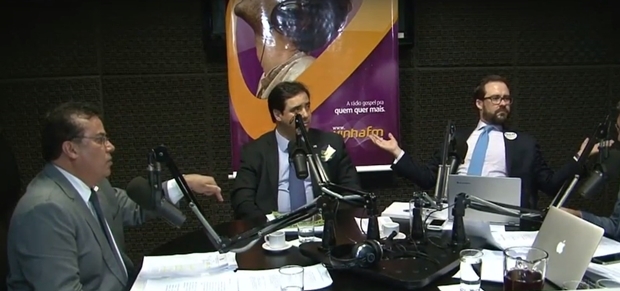 Momento em que moderação decidia sobre direito de resposta | Foto: reprodução / Diário de Goiás