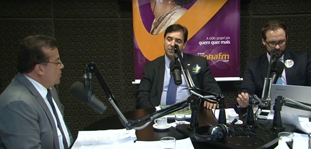 Debate teve momentos acalorados | Foto: reprodução / Diário de Goiás