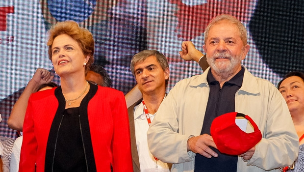 Dilma Rousseff e Lula da Silva: o ex-presidente e a presidente alegam que não estão envolvidos no escândalo investigado pela Operação Lava Jato no assalto à estatal Petrobrás, mas afinal o país é governado ou não pelo PT?