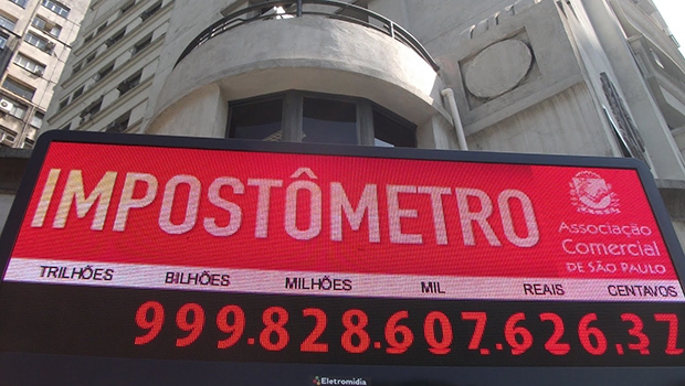 Impostômetro: a carga tributária brasileira é uma das mais brutais do planeta, mas o governo quer mais e mais | Divulgação