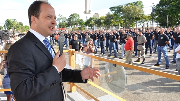 Secretário Joaquim Mesquita quando ainda era titular da Segurança Pública | Foto: Eduardo Ferreira 