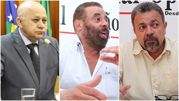 Vereadores Djalma Araújo, Paulo Magalhães e Elias Vaz | Foto: Câmara Municipal de Goiânia/ Fernando Leite Jornal 0pção