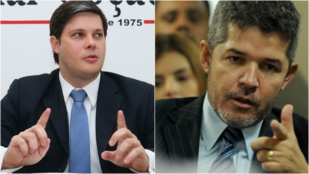 Rafael Louza e Delegado Waldir | Fotos: Renan Accioly e Fernando Leite