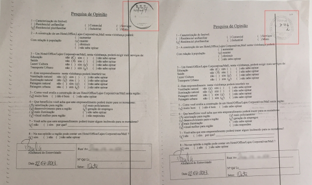 Formulários iguais (clique para ampliar a imagem)