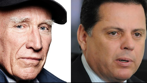 Fotógrafo Sebastião Salgado e o governador Marconi Perillo | Divulgação e Fernando Leite/Jornal Opção