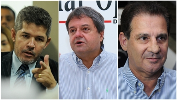 Delegado Waldir, Jayme Rincón e Vanderlan: apostas da base | Foto: Jornal Opção