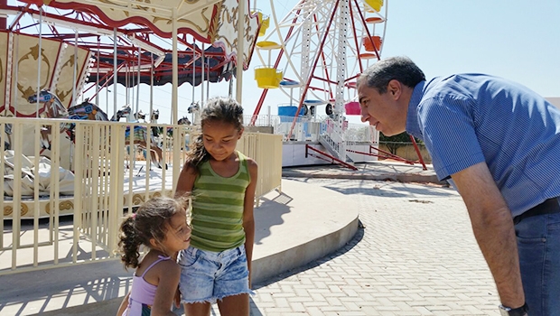 Vice-governador José Eliton em vistoria ao parque em 29 de agosto | Divulgação