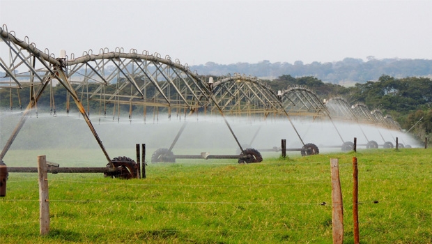 Pivô central em ação: gasto de água com irrigação em uma única propriedade rural pode superar o consumo de uma cidade inteira | Divulgação