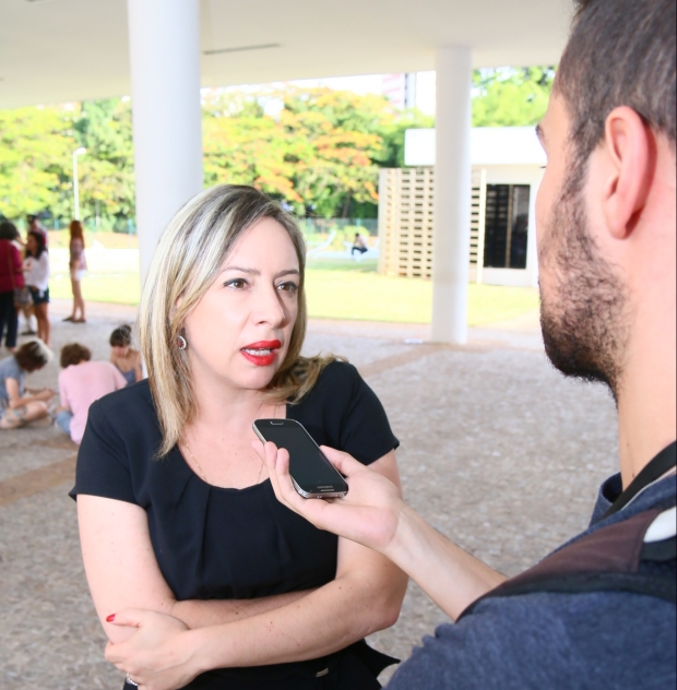 Deputada Adriana Accorsi criticou o presidente da Câmara, em entrevista | Foto: Fernando Leite