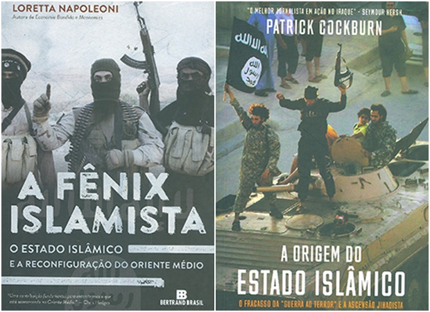 “A Origem do Estado Islâmico — O Fracasso da ‘Guerra do Terror’ e a Ascensão Jihadista”, do repórter britânico Patrick Cockburn, e “A Fênix Islamista — O Estado Islâmico e a Reconfiguração do Oriente Médio”, da jornalista italiana Loretta Napoleoni, são livros fundamentais para entender o “novo” terrorismo, que é poderoso e global