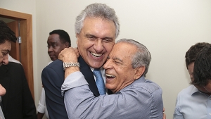 Iris Rezende com Ronaldo Caiadoiris-rezende-e-caiado