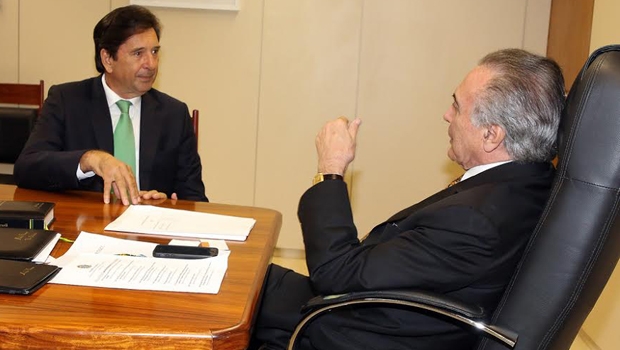 Maguito Vilela e Michel Temer maguito michel temer g ggg