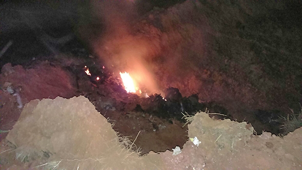 Aeronave ficou completamente destruída | Corpo de Bombeiros/Goiás