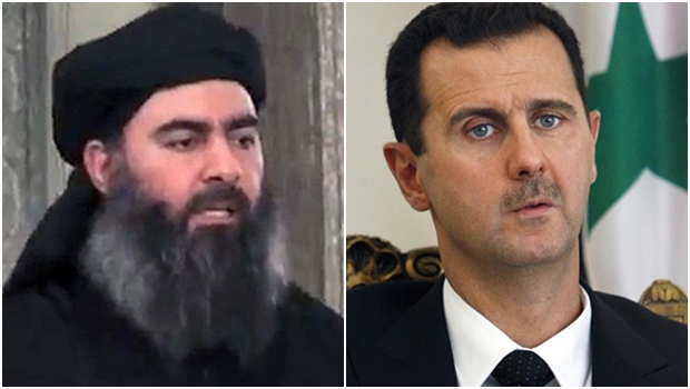 Abu Bakr al-Baghdadi, o poderoso chefão (califa) do Estado Islâmico, e Bashar al-Assad, o presidente da Síria: os líderes ocidentais (como Barack Obama e François Hollande) descobriram que o primeiro pode ser pior, para a paz mundial, do que o segundo. Mas poucos querem aceitar que a Arábia Saudita e o Qatar financiam terroristas