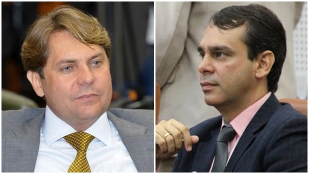 Deputado Bruno Peixoto (esq) e seu irmão, Wellington, ambos do PMDB | Y. Maeda/Assembleia e Alberto Maia/Câmara de Goiânia