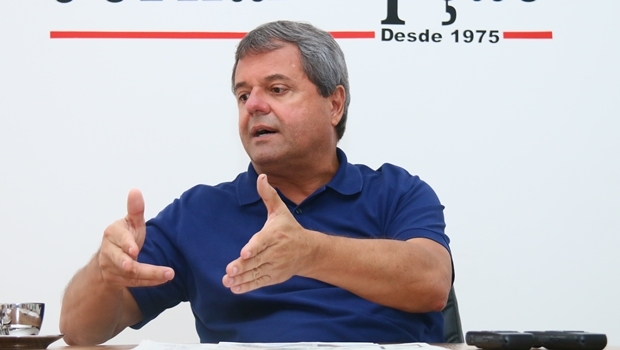 Presidente da Agetop durante entrevista nesta quarta-feira (18/11) | Foto: Fernando Leite / Jornal Opção 