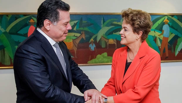 Governador Marconi e a presidente Dilma | Foto: Roberto Stuckert Filho