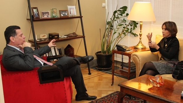 Governador Marconi Perillo e a secretária Raquel Teixeira na Europa | Foto: Marcos Villas Boas 