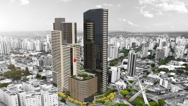 Como a construção do Nexus Shopping & Business (veja uma projeção) ainda não começou e, como há uma série de ilegalidades, é provável que o empreendimento enfrente alguns problemas com a Justiça e sua edificação seja dificultada | reprodução