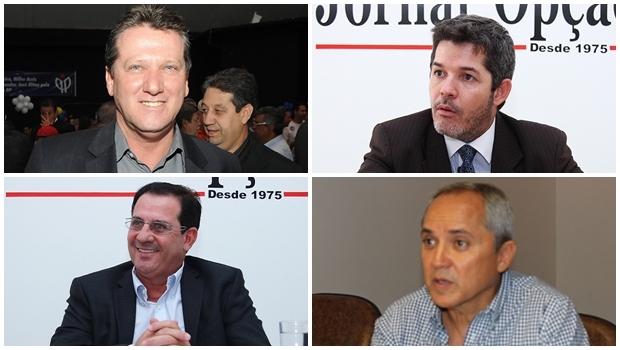 Giuseppe Vecci, Vanderlan Cardoso, Luiz Bittencourt, Waldir Soares terão de pisar forte na pré-campanha