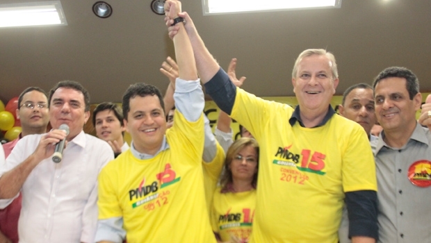 Agenor Mariano à época da escolha do vice para o prefeito Paulo Garcia. Ainda faz parte da administração? | Foto: Edilson Pelikano 