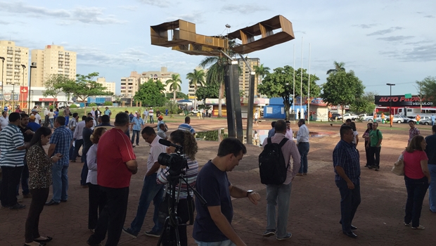 Movimentação na Praça do Avião