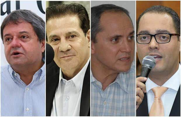 Jayme Rincón, Vanderlan, Bittencourt e Virmondes | Fotos: Jornal Opção / reprodução 