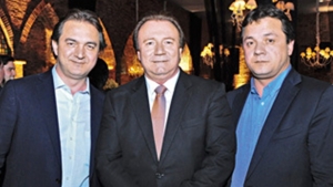 Júnior Friboi e os irmãos Joesley e Wesley Batista