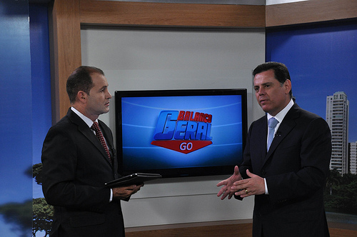 Oloares Ferreira com Marconi Perillo